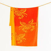 Crabs Orange - Turkish Towel