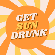 Sun Drunk Stickers