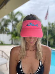 Sun Drunk Visor Neon Pink