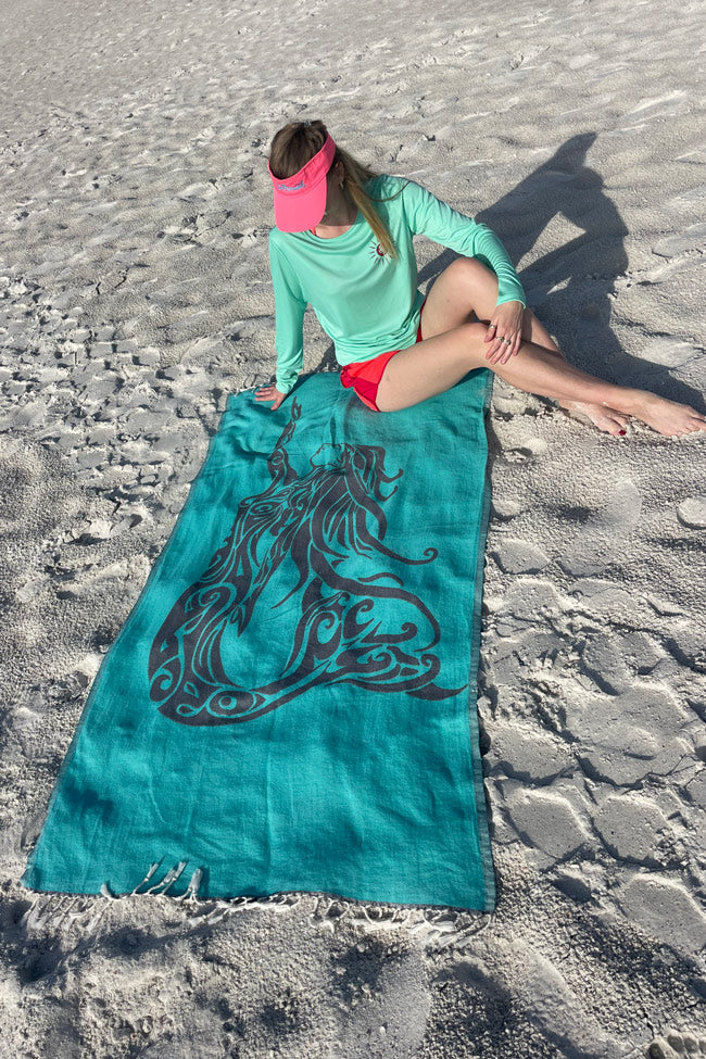 Mermaid Bleue - Turkish Towel