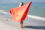 Mermaid Orange - Turkish Towel