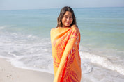 Crabs Orange - Turkish Towel